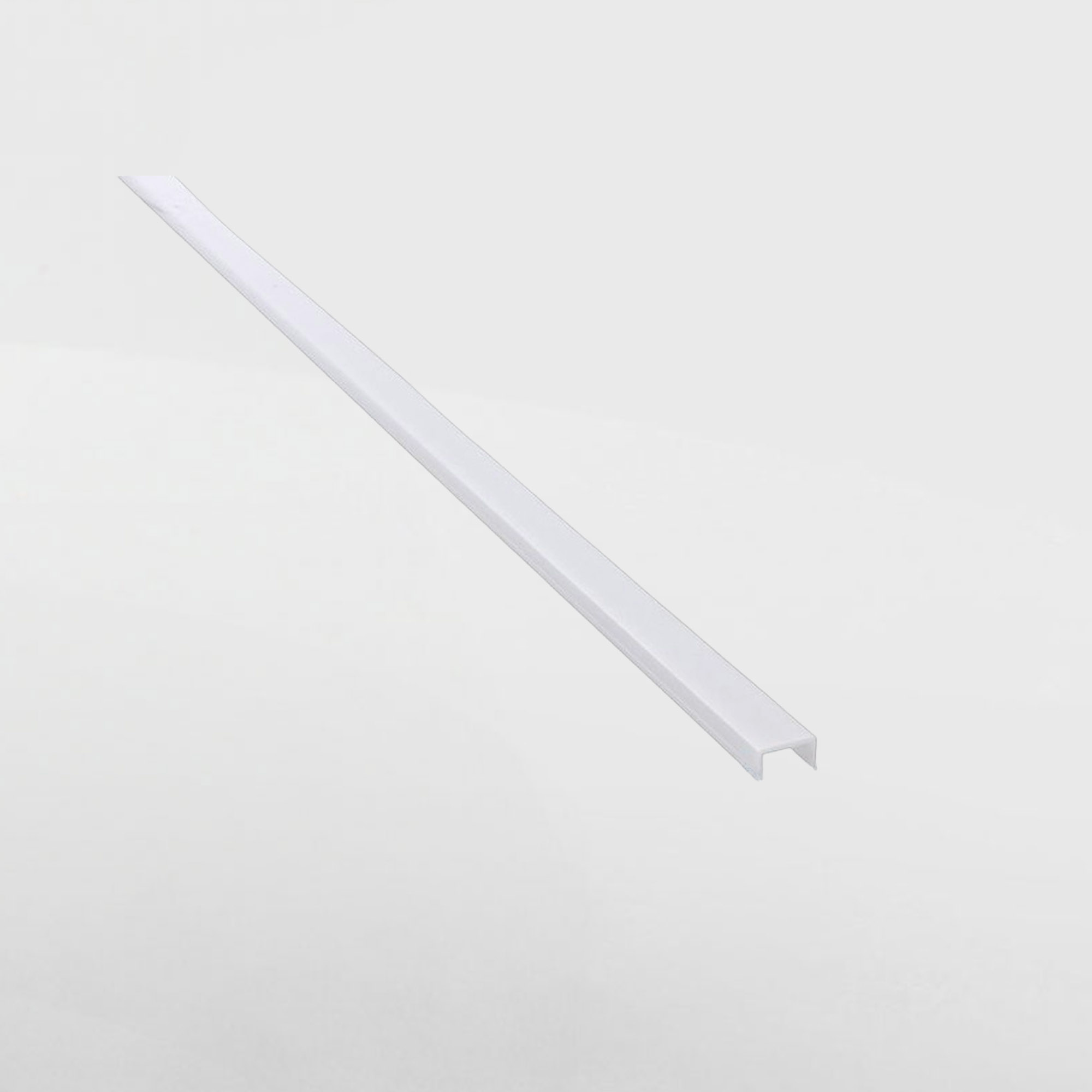 Kunststoffprofil opalweiß 2m + 3m Kunststoffprofil opalweiß 2m + 3m