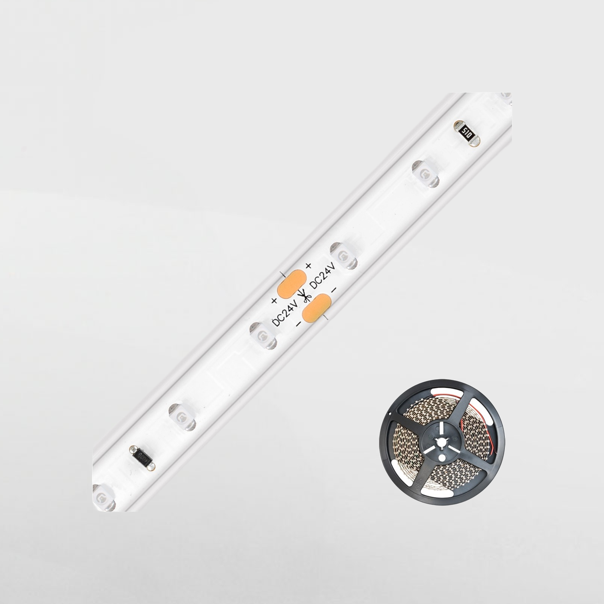 LED-Strip, IP67, 5 + 25m, Amber LED-Strip, IP67, 5 + 25m, Amber